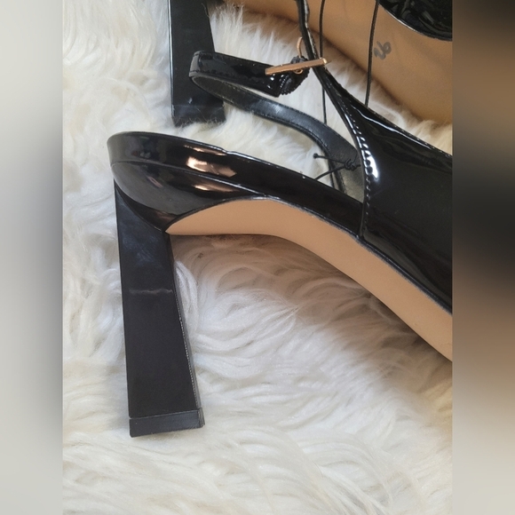 Marc Fisher Black Women's Slingback Heels - Picture 3 of 9